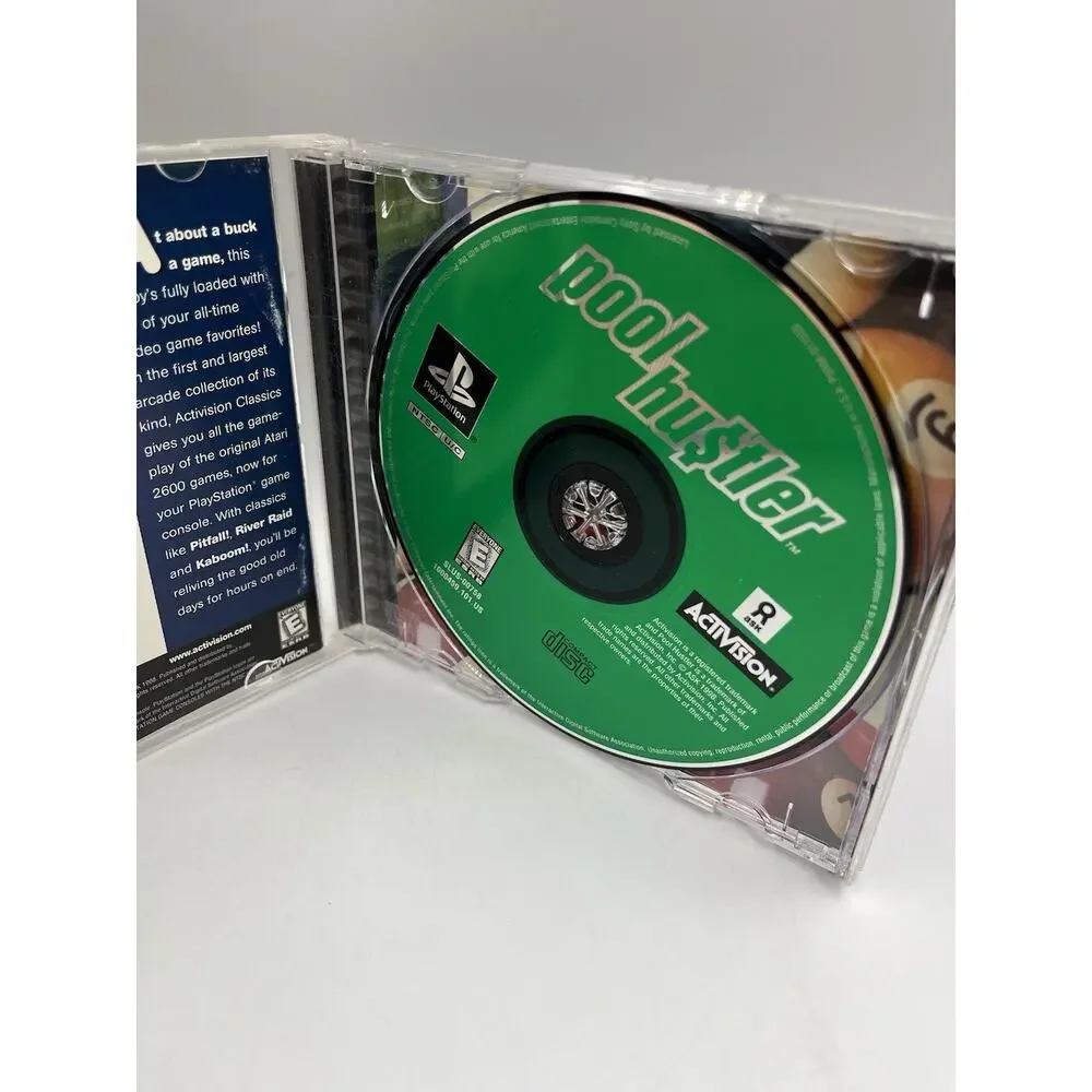 Pool Hustler PlayStation 1 PS1 Complete In Box CIB